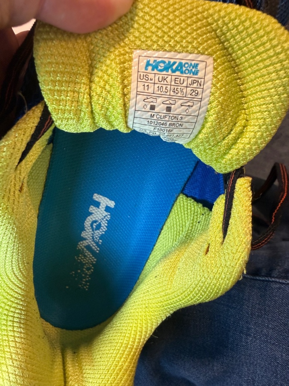Hoka One Clifton 3 Running Sneakers - Picture 6 of 8